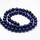 Faceted Natural Lapis Lazuli Beads Strands G-F364-14-8mm-2