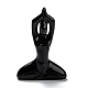 Décorations de déesse de yoga en obsidienne naturelle DJEW-F013-02A-1