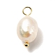Colgantes naturales de perlas cultivadas de agua dulce PALLOY-JF00942-01-1
