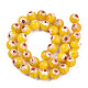 Handmade Millefiori Glass Beads Strands LK-T001-10J-2