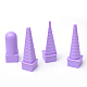 4PCS /セットプラスチックボーダーバディクイリング塔は、DIYのペーパークラフトをセッティング  紫色のメディア  80~110x33x33mm X-DIY-R067-02-1