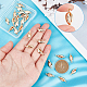 Beebeecraft 30Pcs/Box Seashell Charm Links 18K Gold Plated Ocean Cowrie Shell Connectors for Bracelet Necklace Jewelry Making Home Decoration KK-BBC0002-31-3