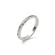 Кольца из нержавеющей стали 304 с кубическим цирконием для женщин RJEW-F189-01P-2
