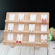 3-Tier Rectangle Wooden Earring Display Card Stands EDIS-WH0029-78-7