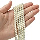 Brins de perles rondes en verre teinté écologique HY-A008-6mm-RB011-3
