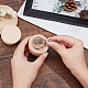 Round Wooden Storage Boxes Ring Box CON-WH0079-88-5
