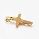 Thème de Pâques chaud unisexe 201 pendentifs croix crucifix en acier inoxydable STAS-F010-24-4