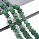 Естественный зеленый авантюрин бисер нитей G-D091-A28-1