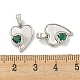 Латунные микро проложить кубического циркония подвески KK-P275-15P-3