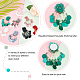 ПВХ пластиковые блестки искусственные цветочные украшения аксессуары DIY-WH0302-91-4