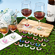 NBEADS 24 Pcs Wine Glass Charms AJEW-AB00058-5