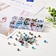 Spritewelry 300 pièces 10 couleurs galvanoplastie perles de verre transparentes EGLA-SW0001-02-6