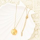 Ожерелья с подвесками в виде созвездий из нержавеющей стали 304 с прозрачным кубическим цирконием NJEW-R021-02G-09-3
