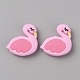 Силиконовые бусины фламинго SIL-TAC0012-01-1