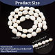 Nbeads perle barocche naturali perle keshi fili di perle PEAR-NB0001-49-2