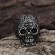 Punk Rock Style 316L Surgical Stainless Steel Skull Finger Rings for Men RJEW-BB01212-9AS-3