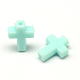 Opaque Acrylic Cross Beads X-SACR-Q100-M041-2