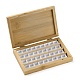 Бамбуковый ящик с откидной крышкой FIND-WH0152-47-1