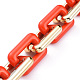 Handmade CCB Plastic Cable Chains AJEW-JB00669-04-2