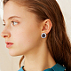 ANATTASOUL 5 Pairs 5 Style Cubic Zirconia Diamond Stud Earrings EJEW-AN0004-30-4