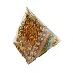 Resin Orgonite Pyramid Home Display Decorations G-PW0004-56A-14-3
