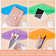 Craspire 18pcs 6 Farben PP Kunststoff A4 Binder Umschlagtaschen AJEW-CP0005-10-4