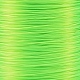 平らな日本の水晶弾性ストレッチスレッド  ブレスレット用ジェムストーンジュエリービーズクラフト作り  芝生の緑  0.5mm  約328ヤード（300m）/ロール EW-Z001-A08-3
