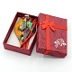 Free Gift Box Handmade Dichroic Glass Pendant Necklaces NJEW-JN00778-4