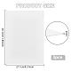 BENECREAT 3Pcs 11.8x8.3inch White Ceramic Fiber Rectangle Paper DIY-WH0430-102A-2