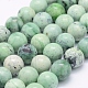 Brins de perles de jaspe d'herbe verte naturelle G-J373-03-11mm-1
