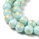 Chapelets de perles en jade Mashan naturel G-P232-01-K-8mm-4