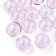 Cuentas de globo de vidrio de borosilicato alto de golpe transparente GLAA-T003-09A-4