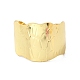 Manschettenarmbänder aus Messing mit Zahnstangenbeschichtung BJEW-A137-05G-1