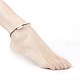 Verstellbare Kaurimuschel-Fußkettchen AJEW-AN00242-5