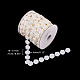 Hilo de guirnalda de cuentas de perlas de imitación de plástico abs AJEW-WH0096-02-2