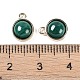 Природного малахита подвески G-K372-03G-10-3