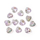 Transparent Faceted Glass Charms RGLA-L026-B16-1