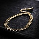 Brass Link Chain Bracelets BJEW-EE0003-03G-3