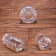 BENECREAT 9 PACK 300ml Empty Clear Plastic Slime Storage Favor Jars Wide-mouth Plastic Containers for display CON-BC0004-51-6