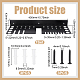 Support d'organisateur d'outils mural en fer&nbsp;ODIS-WH0043-203-3