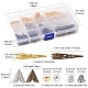690Pcs 12 Style Iron Bead Cap & Cone Sets IFIN-FS0001-23-5