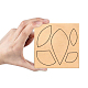 Stampi geometrici per il taglio del legno DIY-WH0169-04-2