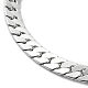 304 Stainless Steel Curb Chain Bracelet BJEW-K226-01D-P-3
