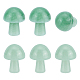 Pandahall Elite 6 шт. натуральный зеленый авантюрин камень гуаша G-PH0001-73-1