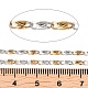 Двухцветные цепочки Lumachina из нержавеющей стали 304&nbsp;CHS-P028-02A-2