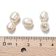 Perle di perle d'acqua dolce coltivate naturali di grado b PEAR-ZX002-4