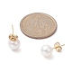 Natural Pearl Stud Earrings EJEW-JE05250-3