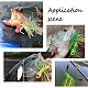 Superfindings 300 pcs 5 styles 3 leurres de pêche à coupe profonde en laiton de couleur métal FIND-FH0001-57-7