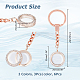 Сплав хрустальные стразы медальон подвески брелок KEYC-HS00001-2