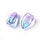 Transparent Glass Charms GLAA-H016-12L-2